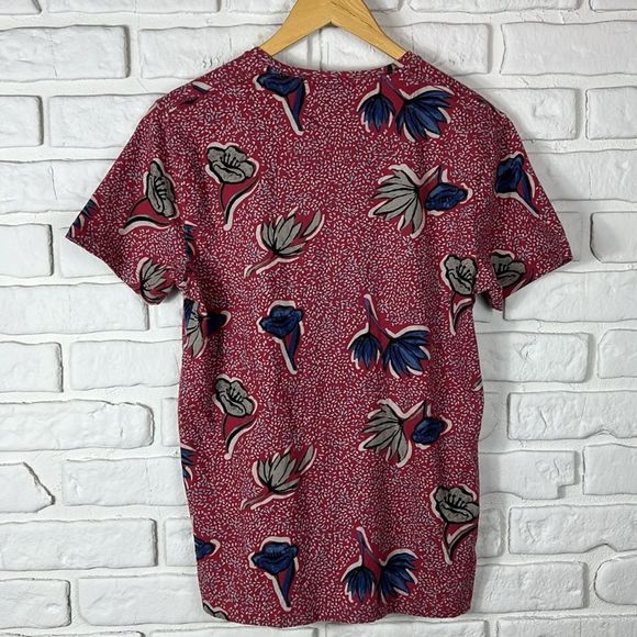 Abercrombie Soft A&F floral print relaxed fit tee size small - Picture 6 of 7